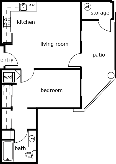 Sienna Lofts 1 bed 1 bath 626 sf